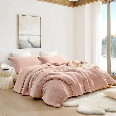 Better Than Anesthesia - Coma Inducer Oversized Comforter Set - Rose Smoke , Pink