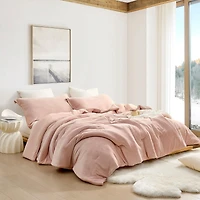 Better Than Anesthesia - Coma Inducer Oversized Comforter Set - Rose Smoke , Pink