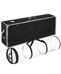 Christmas Wrapping Paper Storage Containers - Gift Organizer Fits Up to 22 Rolls of 40"