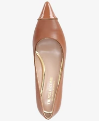 Things Ii Come Women's Jacey Luxurious Pointed-Toe Kitten Heel Pumps