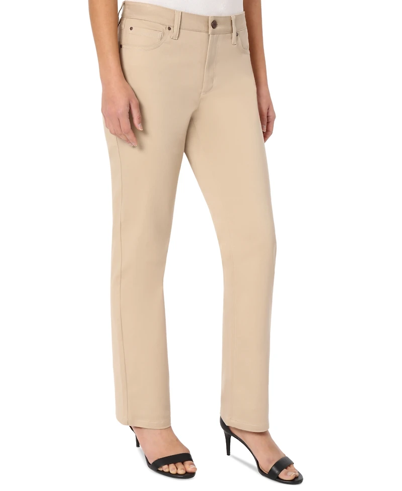 Jones New York Petite Lexington Straight-Leg Denim Jeans