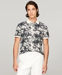 Tommy Hilfiger Men's Big & Tall Printed Short-Sleeve Polo Shirt