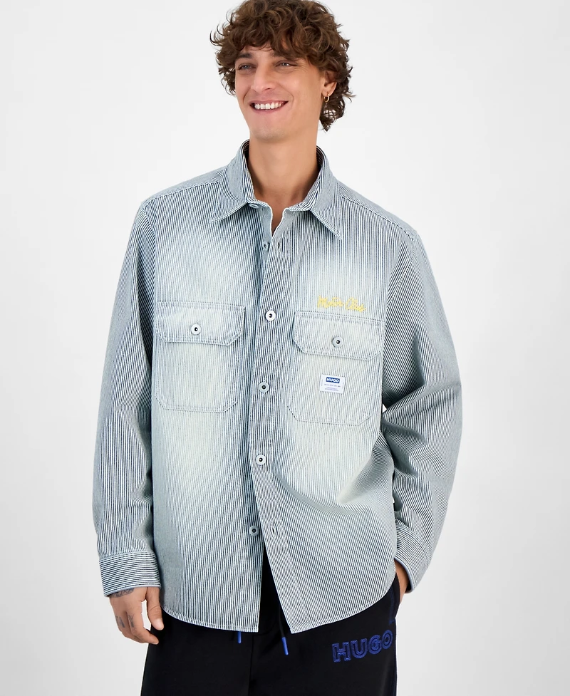 Hugo by Boss Men's Ebolt Shirt Jacket