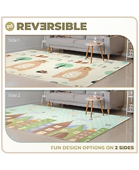 Sorbus (78" x 70") Foldable Play Mats with Travel Bag - for Babies, Toddlers, and Kids Playtime & Tummy Time