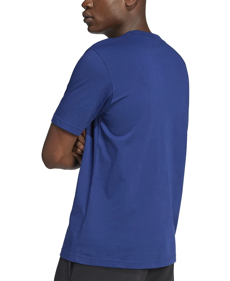 adidas Men's 3 Bar Logo Graphic Cotton T-Shirt