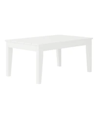 WestinTrends 3-Piece Hdpe Outdoor Patio Furniture Couch and Coffee Table Set