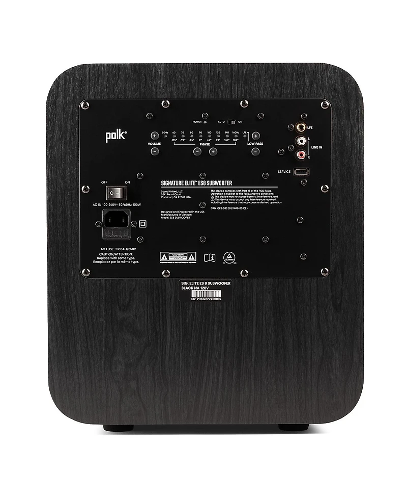 Polk Audio ES8 8" Signature Elite Subwoofer