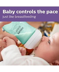 Philips Avent Natural Baby Bottle with Natural Response Nipple Teal Baby Gift Set