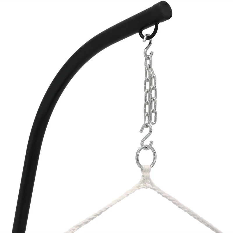 Large Tufted Victorian Hammock Chair Swing with C-Stand - 300 lb Weight Capacity