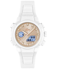 Lacoste Women's LC33 White Silicone Strap Watch, 40mm