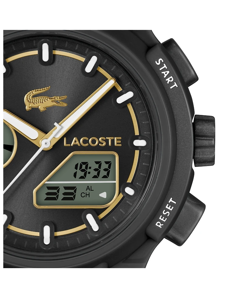 Lacoste Women's LC33 Black Silicone Strap Watch, 40mm