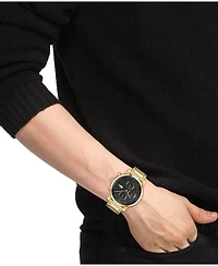 Lacoste Men's Replay Gold Tone Stainless Steel Bracelet Watch, 44mm