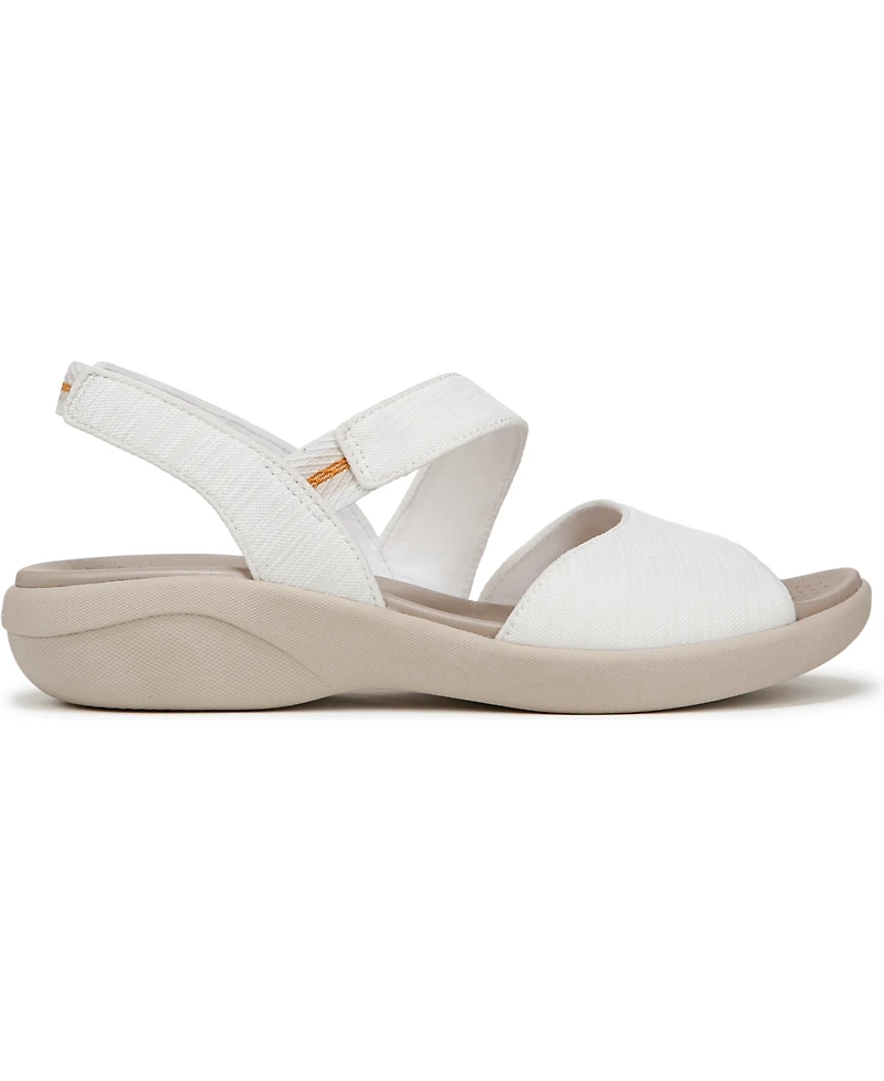 LifeStride Women's Cheerful Washable Peep Toe Slingback Sandals