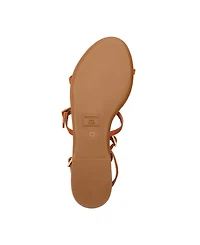 Schutz Women's Cassandra Round Toe Flat Sandals