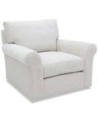 Reiter Fabric Swivel Arm Chair, Exclusively at Macy's
