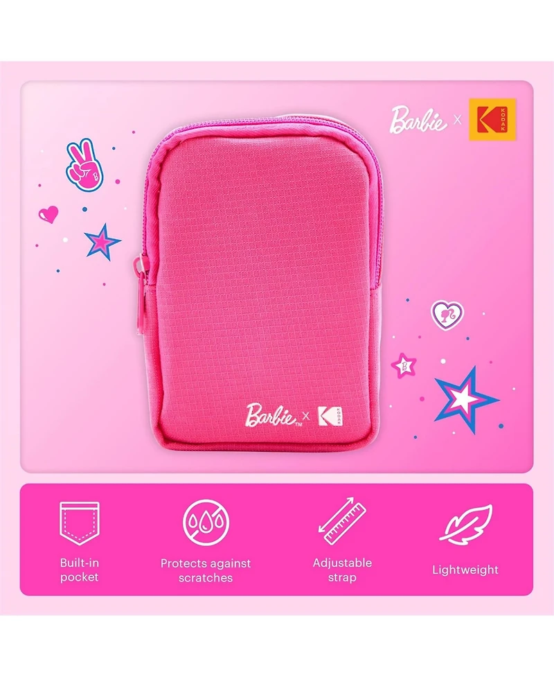 Kodak x Barbie Step Slim Instant Photo Printer, 2x3" Portable Printer Iconic Style - Bundle