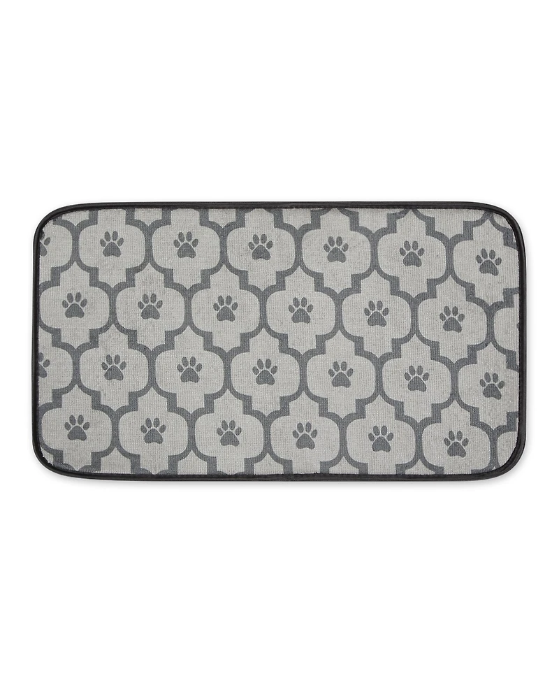 Bone Dry Pet Mat Lattice Paw Print