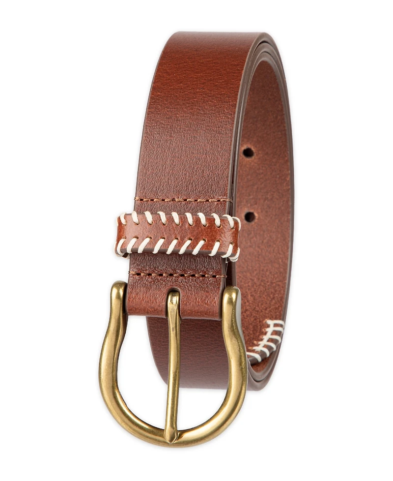 Levi's Women's Western Genuine Leather Contrast Stitch Belt