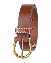 Levi's Women's Western Genuine Leather Contrast Stitch Belt