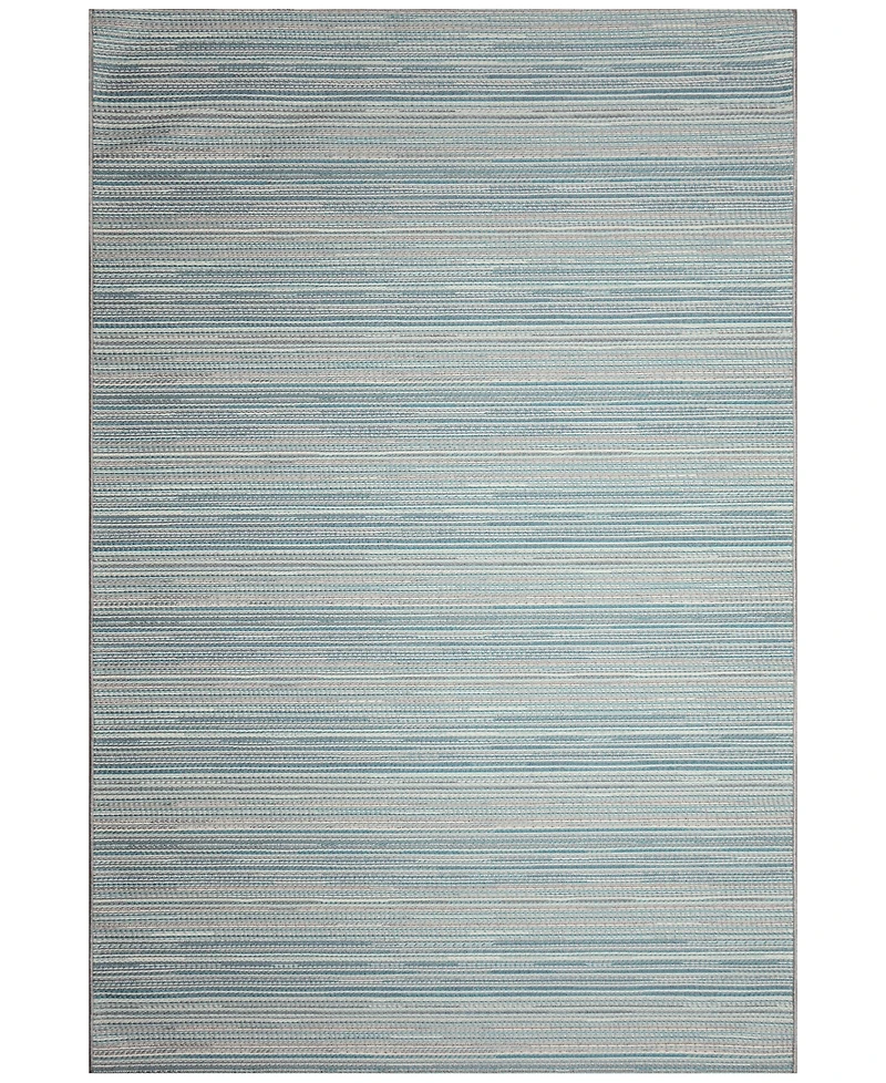 Liora Manne' Miranda Tweed Stripe 7'10"x9'10" Area Rug