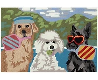 Liora Manne Frontporch Pickled Pups Rug Collection