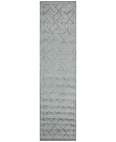 Liora Manne' Carmel Pyramid 1'11"x7'6" Runner Area Rug
