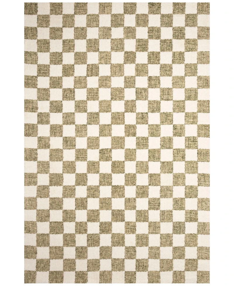 Liora Manne' Savannah Checkerboard 7'6"x9'6" Area Rug