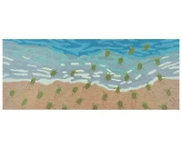 Liora Manne' Frontporch Turtle Beach 2'x5' Runner Area Rug