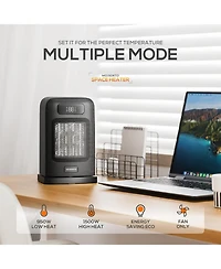 Morento 1500W Space Heater, Electric Heater for Indoor Use