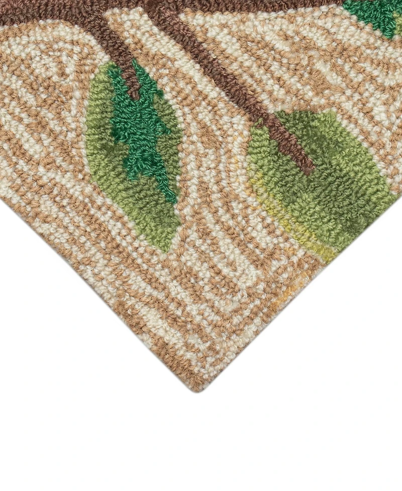 Liora Manne' Frontporch Birds on A Branch 2'x5' Runner Area Rug