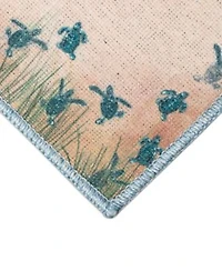Liora Manne Impressions Seaturtles Beach Rug Collection