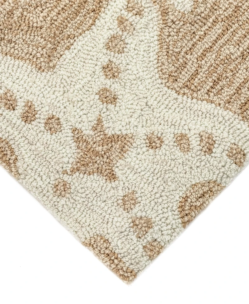 Liora Manne' Capri Starfish 1'8"x2'6" Area Rug