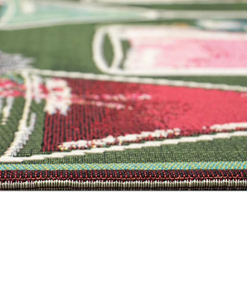 Liora Manne' Esencia Let's Get Jolly 2'5"x3'11" Area Rug