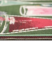 Liora Manne' Esencia Let's Get Jolly 2'5"x3'11" Area Rug