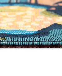 Liora Manne' Esencia Summer Signs 1'11"x4'11" Runner Area Rug