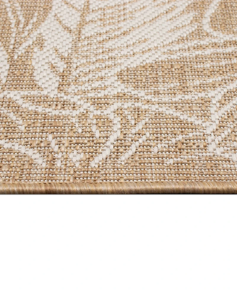 Liora Manne' Carmel Botanical 4'10"x7'6" Area Rug