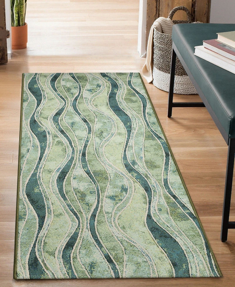 Liora Manne' Esencia Wave 1'11"x4'11" Runner Area Rug