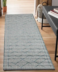 Liora Manne' Carmel Pyramid 1'11"x4'11" Runner Area Rug