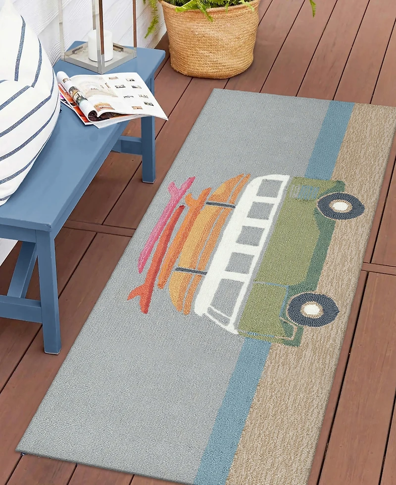 Liora Manne' Frontporch Van Life 2'x5' Runner Area Rug