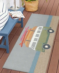 Liora Manne' Frontporch Van Life 2'x5' Runner Area Rug