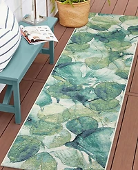 Liora Manne' Marina Lotus 1'11"x7'6" Runner Area Rug