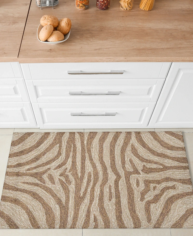 Liora Manne' Ravella Zebra 2'x3' Area Rug