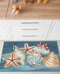 Liora Manne' Esencia Sea Gem Ornaments 2'5"x3'11" Area Rug