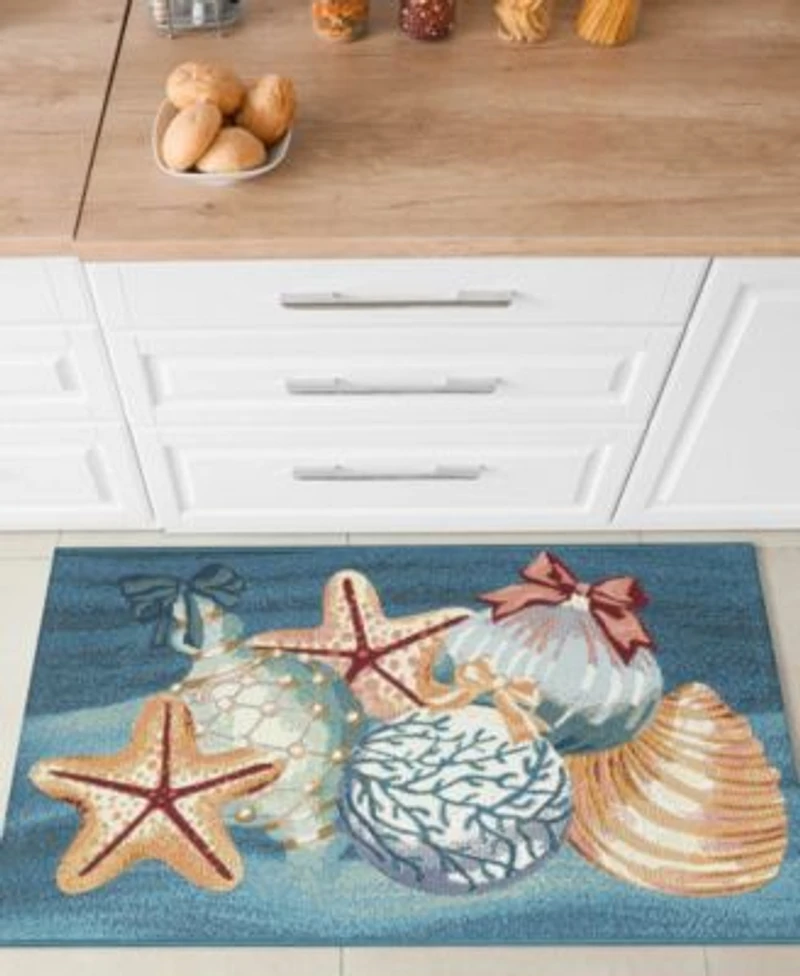Liora Manne Esencia Sea Gem Ornaments Rug Collection