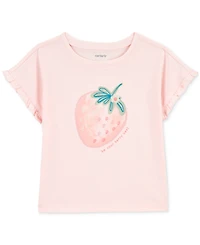 Carter's Toddler Girls Strawberry Jersey T-Shirt