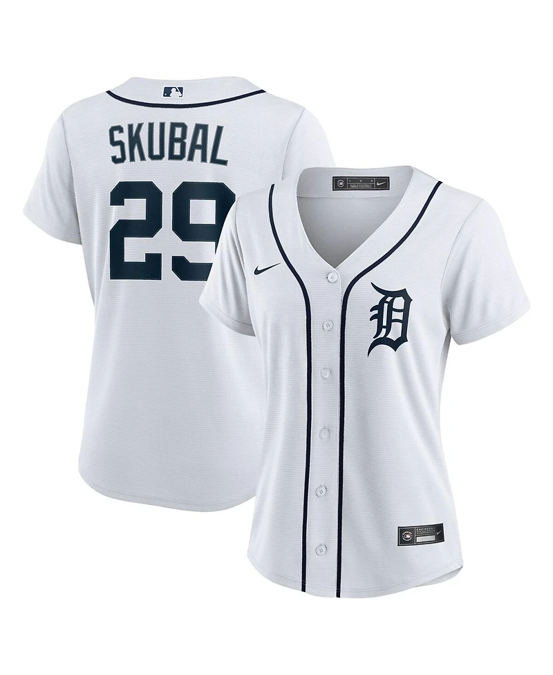Nike Women's Tarik Skubal White Detroit Tigers Home Replica Player Jersey
