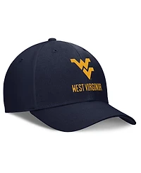 Nike Men's Navy West Virginia Mountaineers Campus Club Adjustable Hat