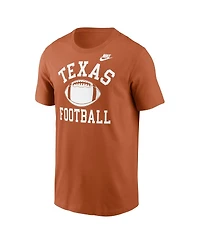 Nike Men's Burnt Orange Texas Longhorns Legacy Football Icon T-Shirt