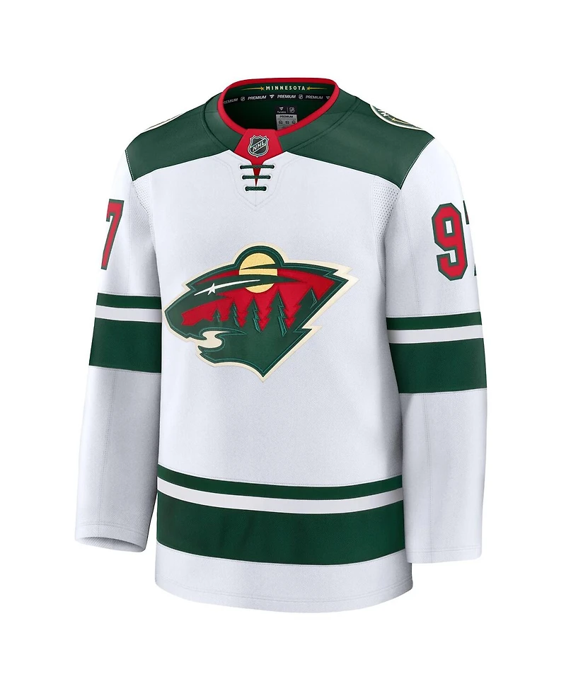 Fanatics Men's Kirill Kaprizov White Minnesota Wild Away Premium Jersey