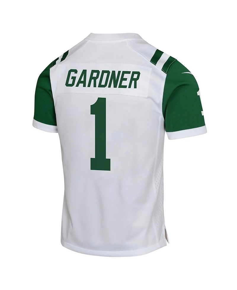 Nike Big Boys and Girls Ahmad Sauce Gardner White New York Jets Classic Alternate Game Jersey